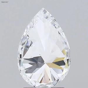 D Color VVS2, taille de clarté 1.10Ct diamant poli en forme de poire HPHT-CVD diamant bijoux diamants en vrac - Product Image 2