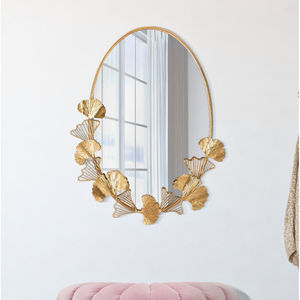 High Quality Gold Finish Aluminium <b>Decorative</b> <b>Wall</b> <b>Mirror</b> Style Handmade Metal Frame Honeycomb Accent <b>Mirror</b> For Home Decor - Product Image 5