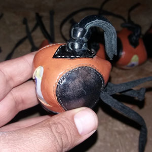 Capuche de fauconnerie portable personnalisée en nylon et cuir Style Steve Tait Capuche hollandaise - Product Image 1