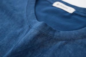 Ropa de calle, camiseta pesada para hombre, camisetas cosidas, 100% algodón, diseño personalizado, camisetas con timbre en blanco, fabricante de Umberto - Product Image 5