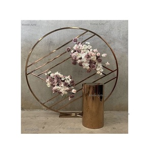 Advantageous Design Iron <b>Backdrop</b> <b>Stand</b> <b>With</b> Premium Quality Customized Shape Wedding <b>Backdrop</b> For Wholesale Supplier - Product Image 2