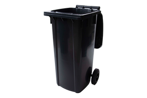 Dust <b>Bin</b> 120 Liter HDPE/PP <b>Plastic</b> Waste <b>Bin</b> with <b>Lid</b> and Wheels | Compact Industrial Trash Can - Product Image 6