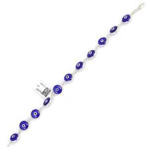 Bracelet tennis en argent sterling 925 avec motif œil porte-bonheur, nouvelle collection tendance - Product Image 2