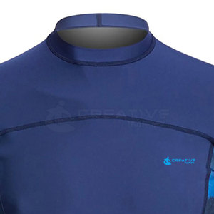 Rashguard à manches longues pour homme en Spandex/Polyester respirant et extensible de haute qualité pour le surf, la gym et les sports de plein air - Product Image 4