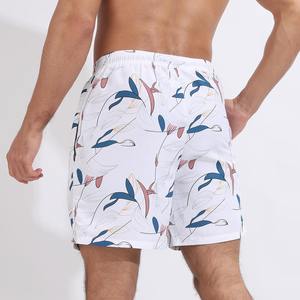 Short d'été décontracté personnalisé pour hommes taille haute/moyenne imprimé en 3D motif ample anti-rides écologique coton toile Streetwear - Product Image 4