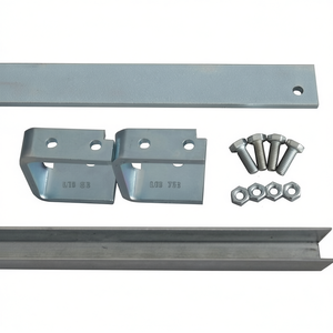 Juego de Extensión de Riel de Acero Galvanizado 80840 para Rieles y Accesorios para Cortinas HBS-BETZ de 30x5 mm - Product Image 3