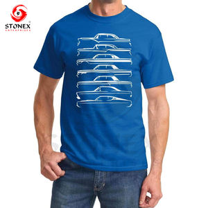 T-shirts pour hommes en coton 100% 300g, coupe ample, col rond, avec logo personnalisé imprimé, prix personnalisé en usine, tailles grandes - Product Image 2