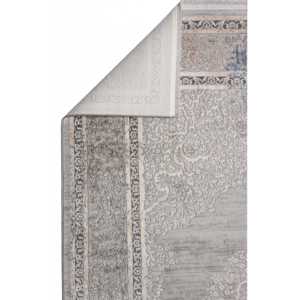 Alfombra Moderna Netline Home Depot Gallery A0021, 60% Viscosa, 40% Acrílico, Antideslizante, Fácil de Limpiar, Duradera, Gris - Product Image 4