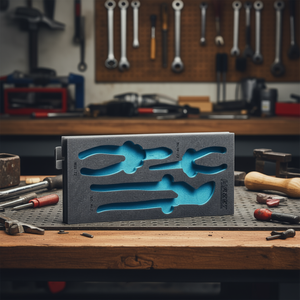 Hazet 2-Component Soft Foam Insert for 163-96/3 <b>Tool</b> <b>Storage</b> Accessory - Product Image 3