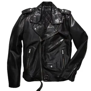 Agh uality-chaqueta de cuero para hombres, chaqueta de cuero para hombres - Product Image 1