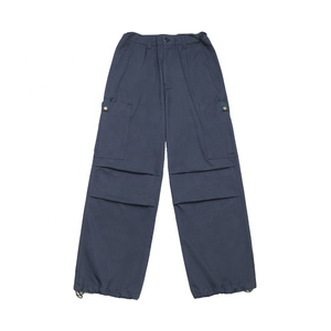 กางเกงลำลองคาร์โก้ใส่ได้ทั้งชายและหญิงกางเกงมีกระเป๋าขากว้างแบบสตรีทแวร์ผลิตตามสั่ง2024 - Product Image 2