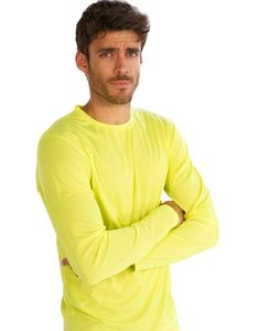 T-shirt à manches longues pour hommes, décontracté, col rond, Fitness, été, vente en gros, Offre Spéciale - Product Image 1