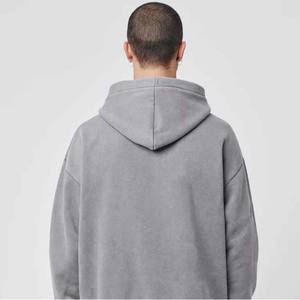 Sudaderas con capucha de hombre básicas de algodón 100% de gran tamaño con diseño de logotipo personalizado de manga larga de invierno al por mayor superventas precio barato - Product Image 4
