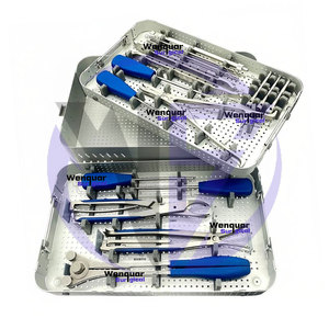 Kit de Instrumentos Quirúrgicos Ortopédicos para Fijación de Placas de Columna Lumbar, Caja de Aluminio Quirúrgica Wenquar, Logotipo Personalizado - Product Image 2