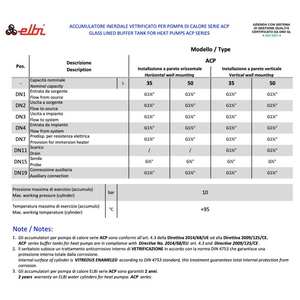 Sistema HVAC Doméstico Elbi ACP de 50 Litros con Volante Térmico para una Bomba de Calor Eficiente en Calefacción y Aire Acondicionado - Product Image 6