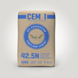 Cemento ATZ Portland CEM I 42.5N Hecho en Vietnam Precio asequible de alto rendimiento y OEM ODM para instalación de ingeniería - Product Image 1