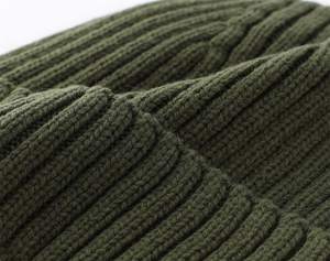 Bonnets en acrylique avec logo personnalisé de votre propre marque Bonnets en tricot mode hivernale de haute qualité - Product Image 3