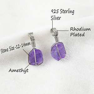 Pendentif en quartz rose naturel brut enveloppé de fil, pendentif en cage en argent sterling 925 pour la fabrication de bijoux de la Saint-Valentin - Product Image 4