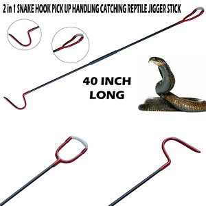 Outdoor Rescue Pull <b>Hook</b> Long Shaft Metal Disentanglement <b>Tool</b> Anti Slip Grip for Camping Hiking - Product Image 1