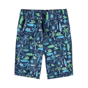 Wholesale 100% Polyester Fabric Quick Dry Comfort Breathable Beach Short Sublimation Custom Logo Printed Swim <b>Trunks</b> - Product Image 4