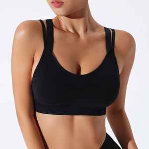 ชุดกีฬาไร้รอยต่อแบบกำหนดเอง ลายเรียบ ชุดชั้นในกีฬา บราออกกำลังกาย ฟิตเนส โยคะ ชุดออกกำลังกาย ขายดี บราออกกำลังกาย - Product Image 2