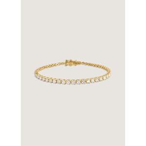 Rachel Three-Prong Diamond Tennis Bracelet Fashionable Jewelry Accessory - Product Image 1