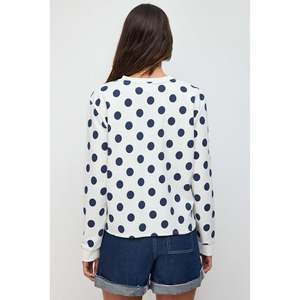 Sudadera con Cuello Redondo y Estampado de Lunares - Product Image 6