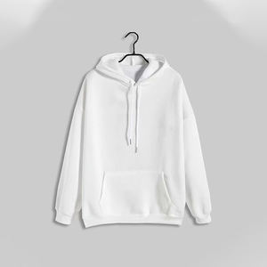 Sweats à capuche blancs personnalisés avec logo privé, plusieurs options de couleurs, noir, gris, beige, unisexe pour hommes et femmes - Product Image 4