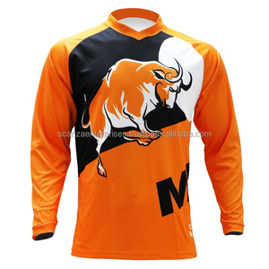 Veste de course de motocross respirante en jersey auto unisexe personnalisée pour garçons et adultes Vêtements de protection pour vélo de saleté OEM VTT - Product Image 4
