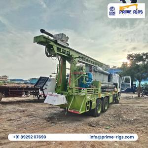 La dernière machine de forage de puits d'eau de mètres montée sur camion de cabine facilement disponible à la vente peut forer DTH cum Rotary - Product Image 5