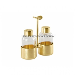 Juego de sal y pimienta de aluminio ligero y duradero diseñado para cocinas y mesas de comedor modernas con un aspecto elegante - Product Image 3