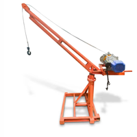 Nouvelle treuil électrique mini Anbo en acier de haute qualité 220V 500kg avec câble métallique, équipement de levage portable pour usage domestique et construction CE 1