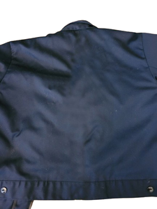 Chaquetas de lona informales con cremallera forrada de trabajador de lona pesada de diseño personalizado al por mayor OEM - Product Image 2