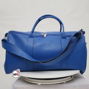 Sac polochon de vêtement en cuir PU avec logo personnalisé de qualité supérieure couvre-vêtements suspendus fermeture à glissière pour le stockage de costumes de voyage le week-end - Product Image 1