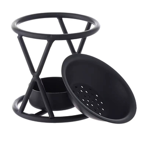 Soporte para quemador de incienso hecho a mano de diseño de lujo, quemador Bakhoor moderno ecológico de buena calidad, Color negro para Decoración de mesa - Product Image 1