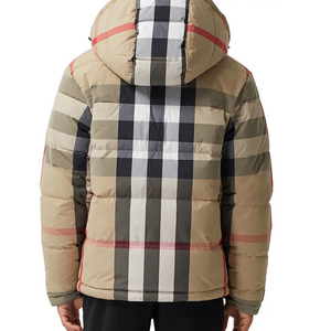 New Stripes Design Printed Men's Winter Eco-Friendly Breathable Puffer Padded Outerwear <b>Coats</b> Long Sleeve - Product Image 2