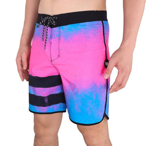 Short de bain à séchage rapide pour homme Maillot de bain respirant à cordon avec poches pour le surf Service OEM disponible - Product Image 1