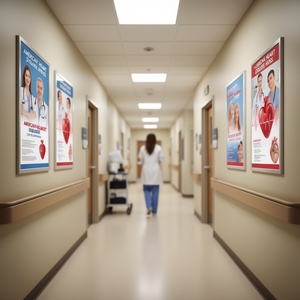 T-shirt Promozionale Wear Red Go Red per la Consapevolezza Americana sulle Malattie Cardiache (CHD) - Product Image 3