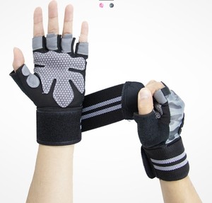 ถุงมือหนังนีโอพรีนสำหรับยกน้ำหนักปรับแต่งโลโก้ได้ - Product Image 2