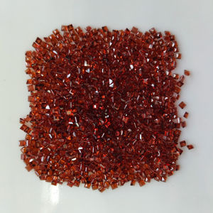 Granate Rojo Natural de 2 mm, Corte Cuadrado Escalonado, Piedra Preciosa Suelta de la Mejor Calidad para la Fabricación de Joyas - Product Image 3