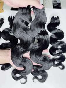 Cabello Virgen Vietnamita Natural, Doble Trama, Ondulado, en Paquetes, Color Natural, Cabello Humano - Product Image 1