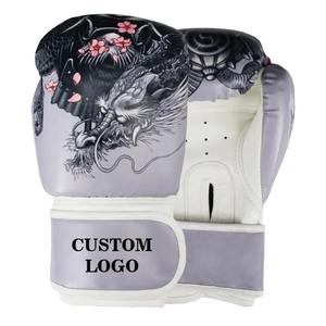 Logotipo personalizable profesional Guantes deportivos de cuero de nuevo diseño para artes marciales y boxeo Precio especial de fábrica - Product Image 4