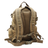 Mochila táctica personalizada de 45L, mochila Molle impermeable Unisex con cierre de cremallera, forro de poliéster para senderismo y Camping