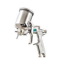 Pistolet de pulvérisation professionnel HVLP Anest Iwata 1/4 pouce avec alimentation par gravité, haute pression, gobelet en plastique de 600 ml, original - Product Image 1