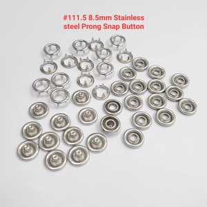 #111.5 <span class=keywords><strong>8.5mm</strong></span> thép không gỉ prong Vòng <span class=keywords><strong>Snap</strong></span> Nút - Product Image 4