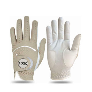 Nuevo diseño Cabretta Guantes de golf transpirables Práctico Cabretta Piel de oveja Cuero Phantom Color Golf Guantes de mujer Oveja - Product Image 4