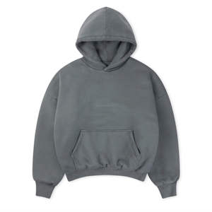 Best Selling 2025 NEW Arrival Men's 100% Cotton Full Face Pullover Hoodies Light Solid Pattern Cheap <b>Rat</b> Hoodies on Sale - Product Image 5