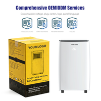 Climatiseur portable de grande taille 9000 12000 14000 BTU, climatiseur mobile 220 à 240V 50Hz R290 pour usage en magasin, à domicile et au bureau
