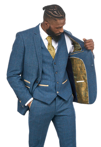 Nouveauté : Costume d'affaires 3 pièces pour homme, coupe ajustée, grandes tailles, style britannique, pantalon, veste, infroissable, fabriqué au Pakistan, collection 2026 Mem Suits - Product Image 4