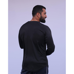 OEM เสื้อยืดแขนยาวสำหรับผู้ชาย, เสื้อยืดแขนยาวลายกราฟิกแนวสตรีทเสื้อคอกลมคุณภาพสูง - Product Image 6